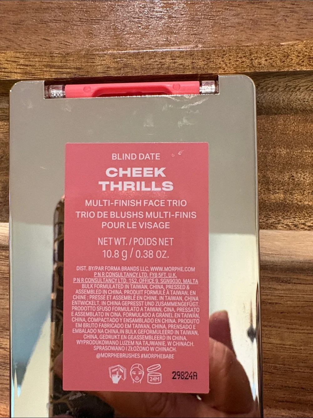 Morphe Three-Shade Pink Blush Palette